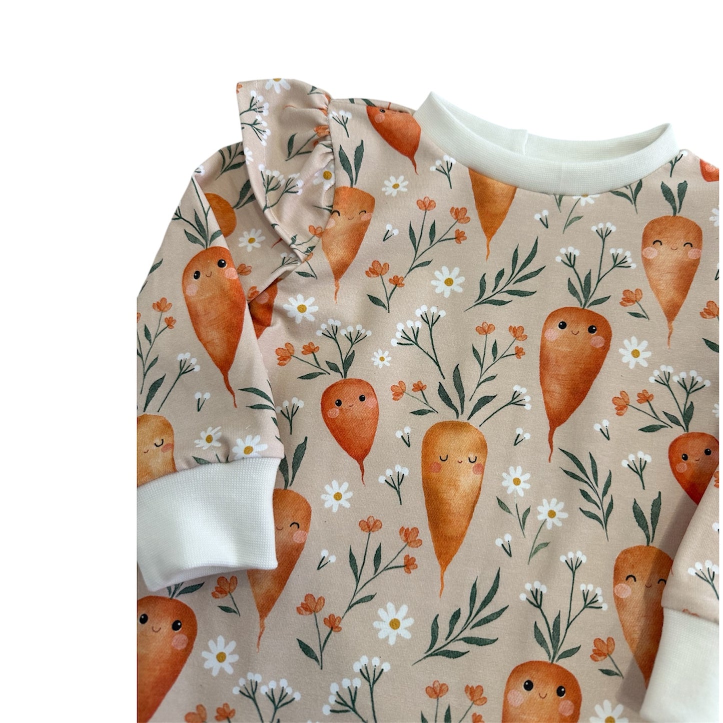 Kleid langarm Rüschen Möhrchen