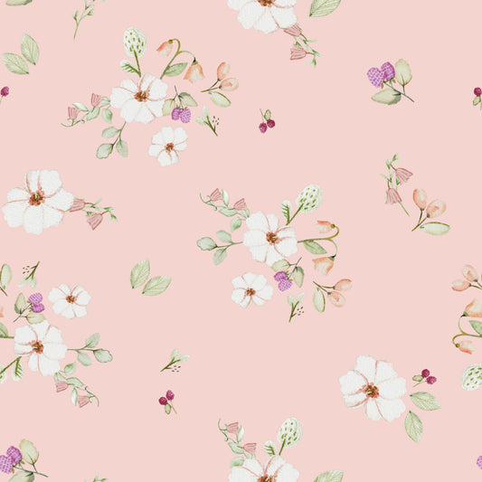 BIO Jersey 0.5 m Flower pink
