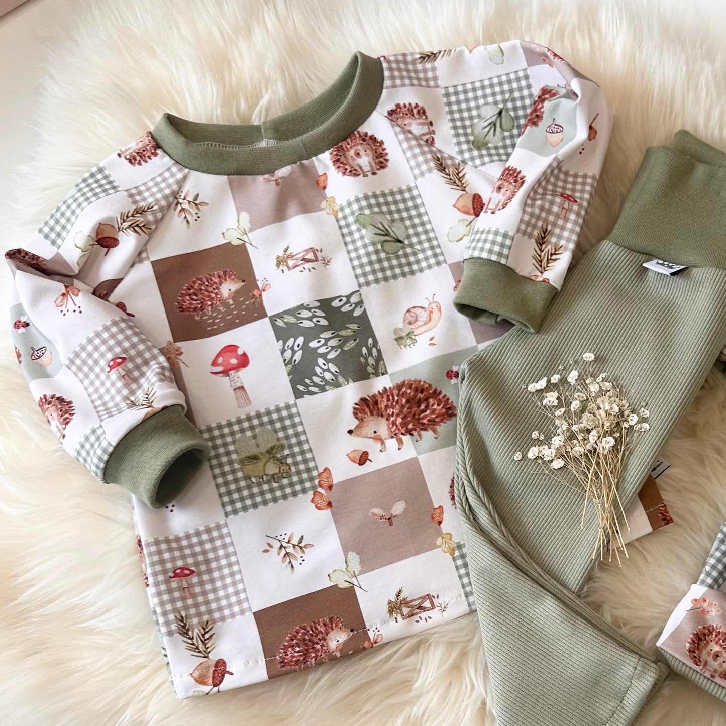 Pullover Igel Grid