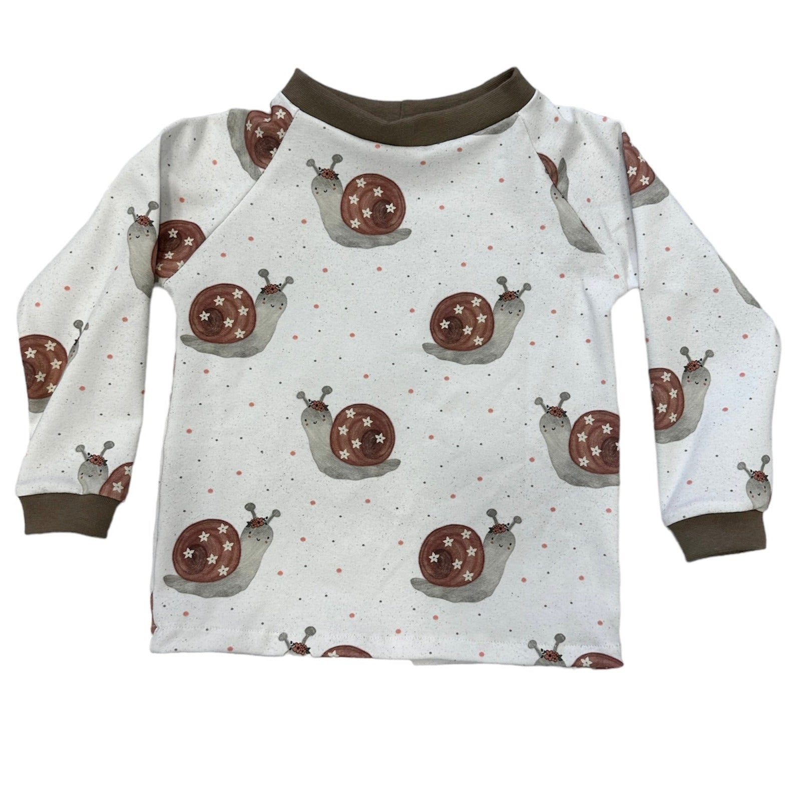 Kinder Pullover Schnecke 
