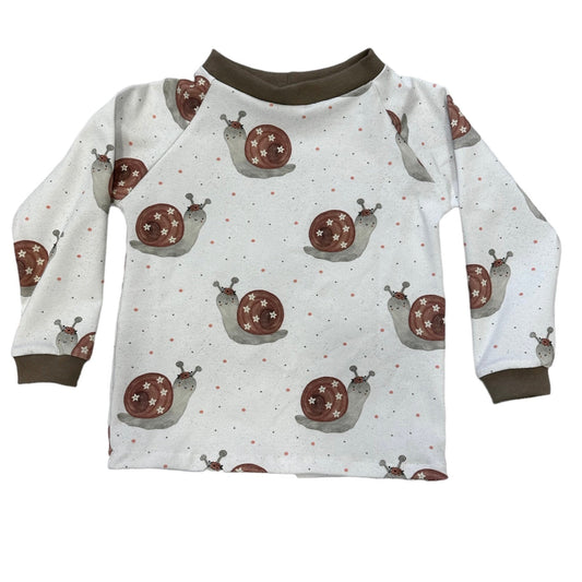 Kinder Pullover Schnecke 