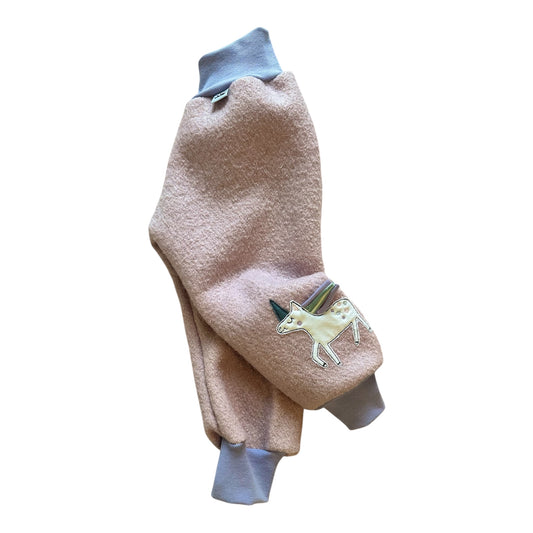 Limitierte Wollwalkhose Einhorn