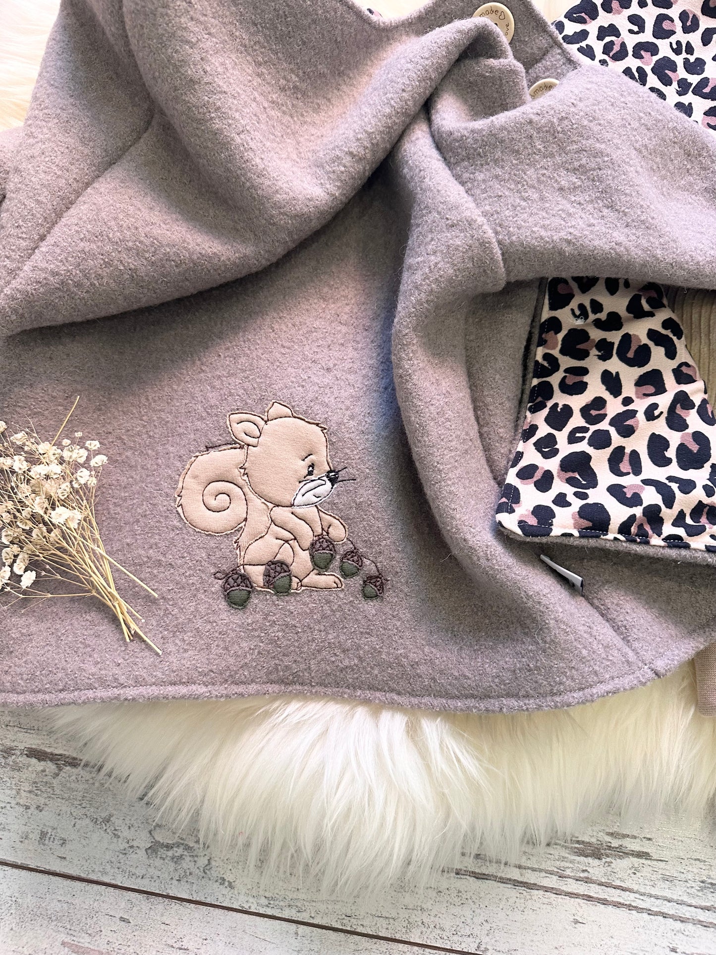 Walkjacke Leo Eichhörnchen