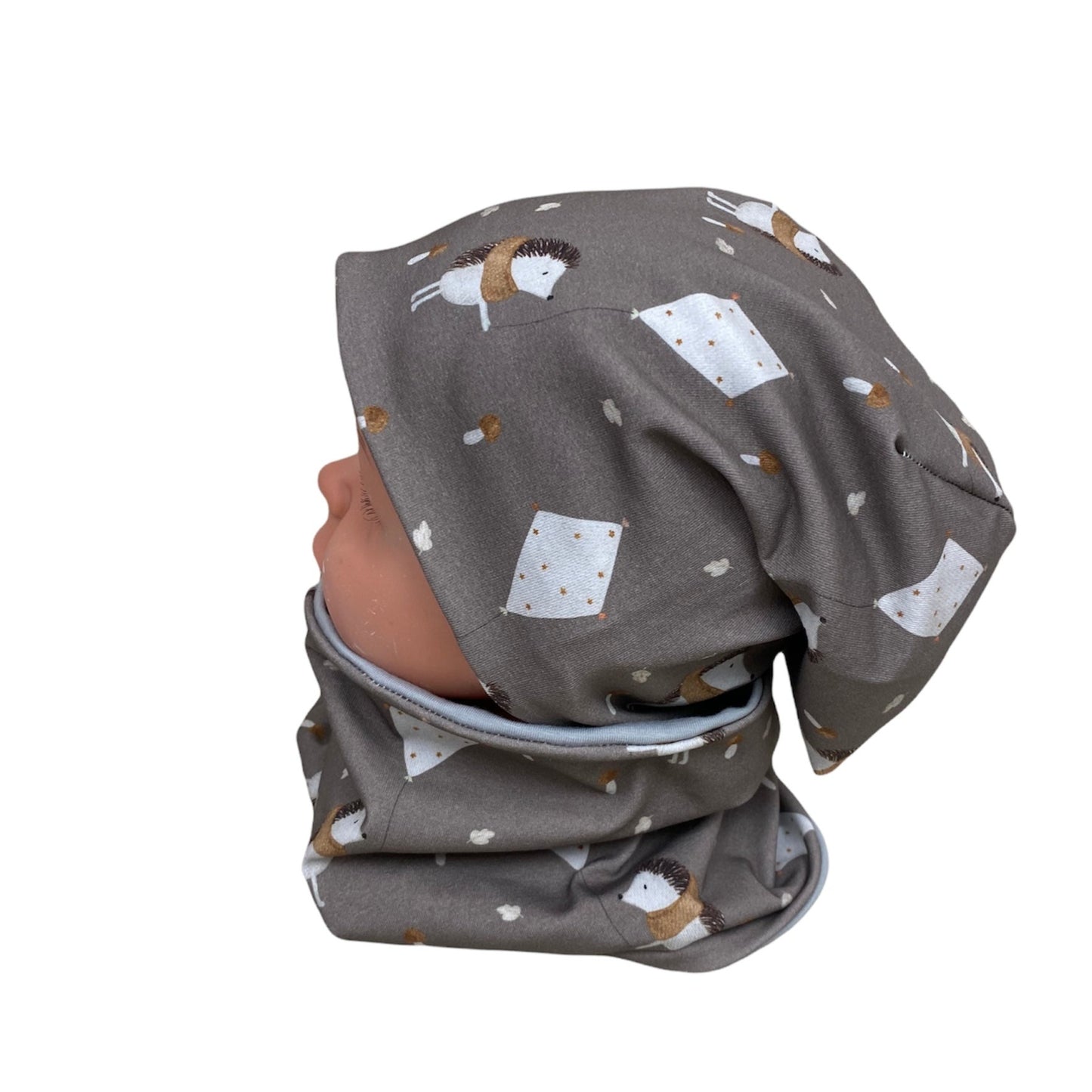 kindermütze igel 