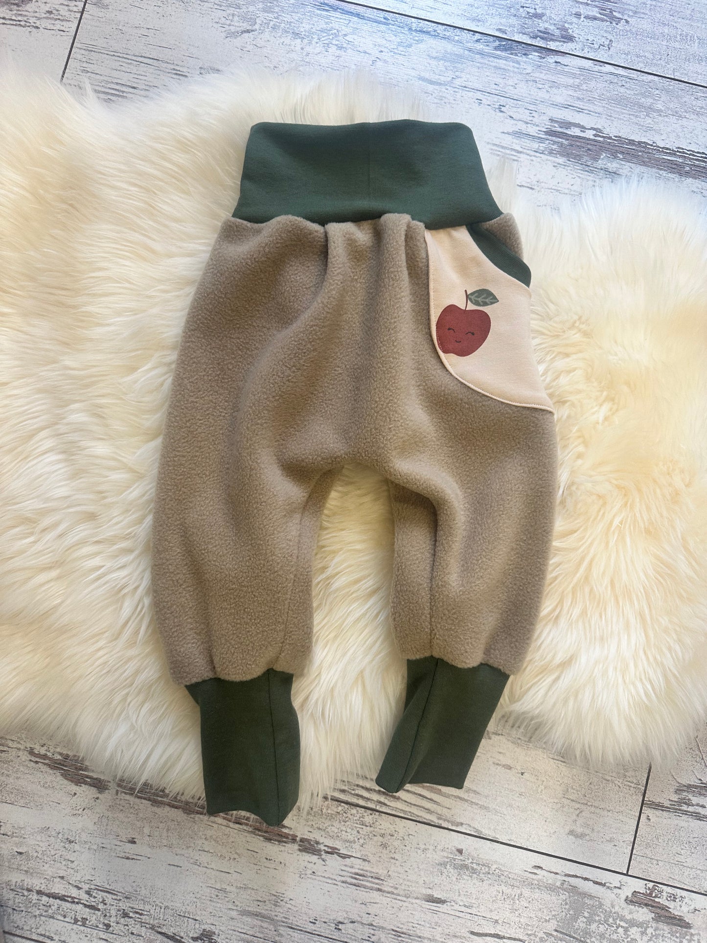 Fleecepumhose Apfel