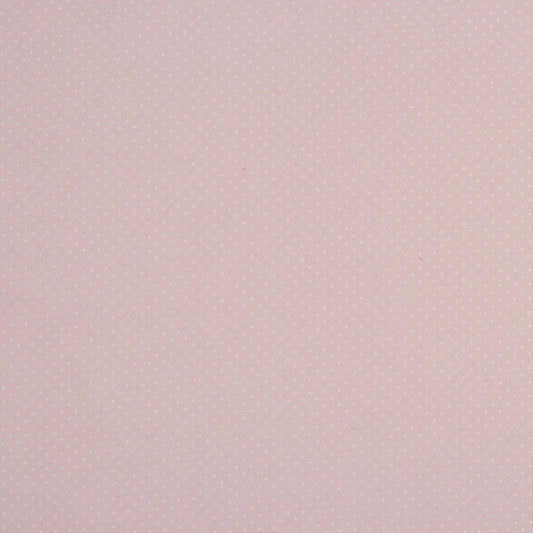 Baumwollpopeline Punkte Hellrosa  (2mm) 0,5m