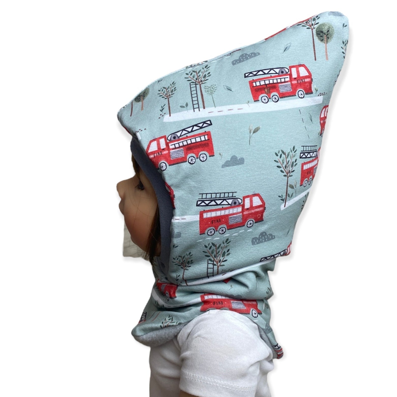 Kinder Schlupfmütze Feuerwehr 