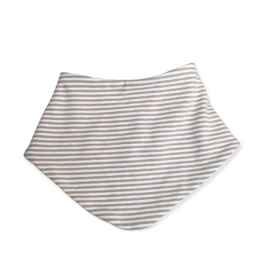 baby Halstuch beige streifen 