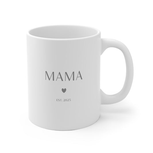 Mama Est. 2025 Becher personalisierbar