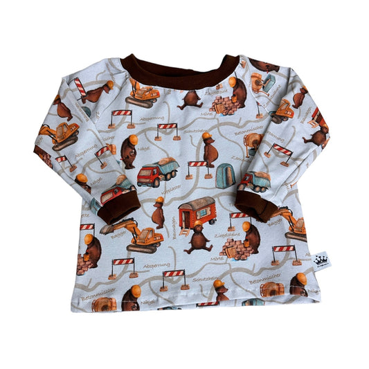 Kinder Pullover Baustelle