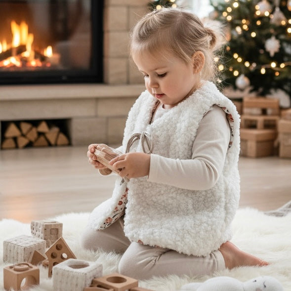 Teddyweste Flower Forest