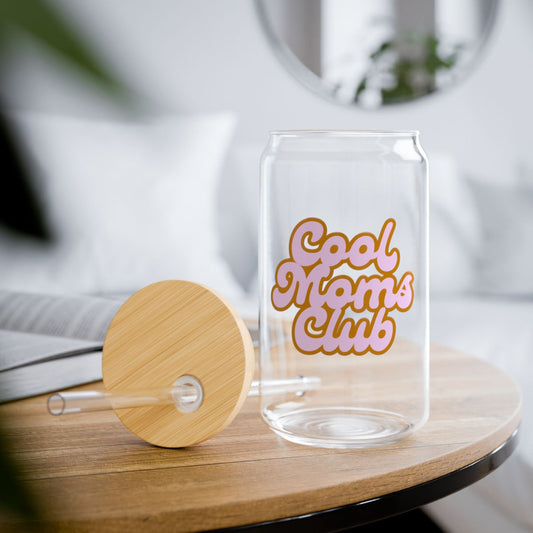 Cool Moms Club Sipper Glas
