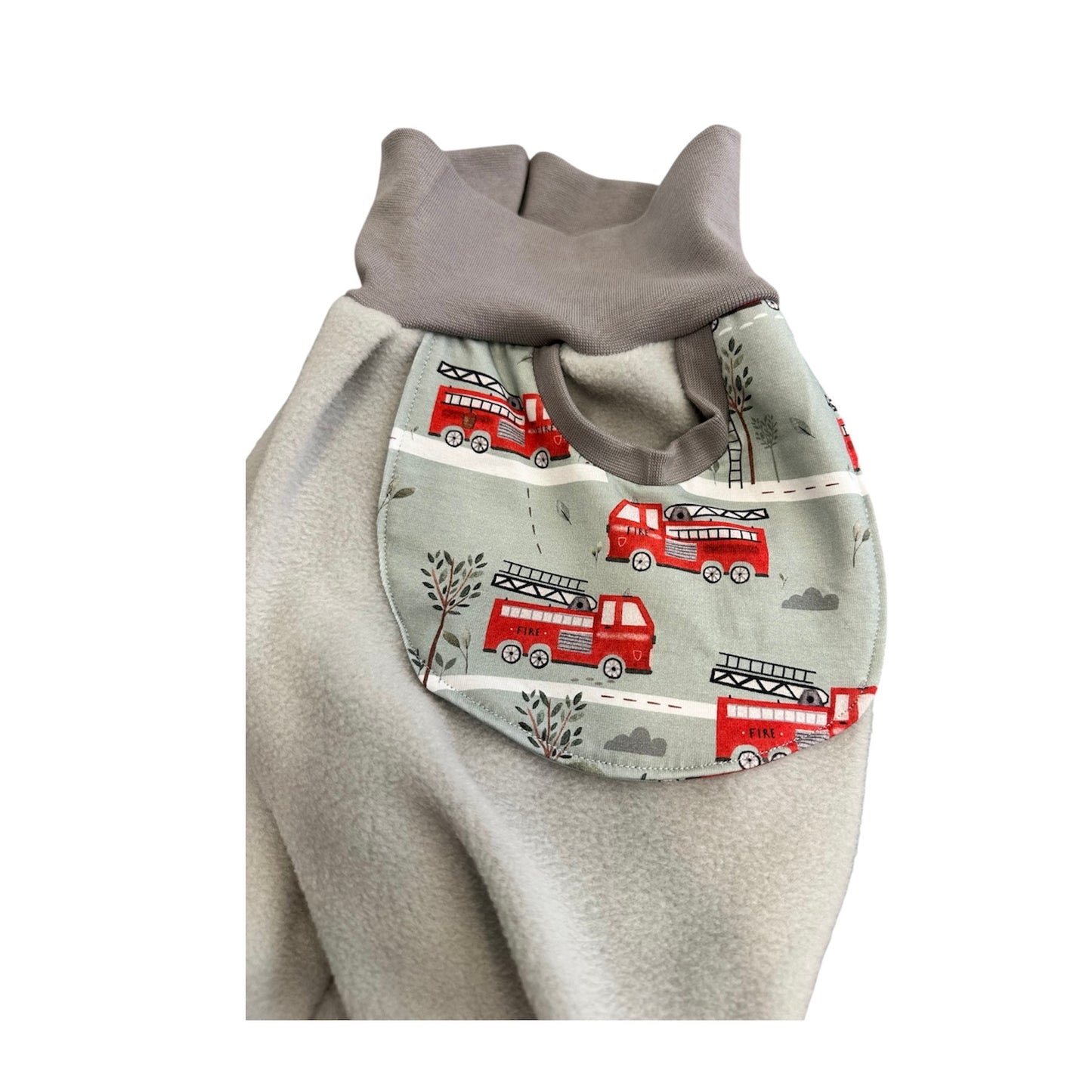 Fleecepumhose Feuerwehr mint