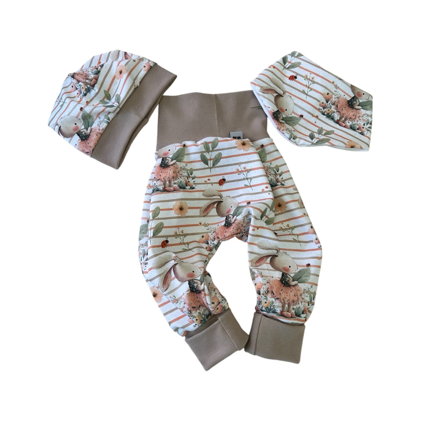 Baby Set Blumen Hase
