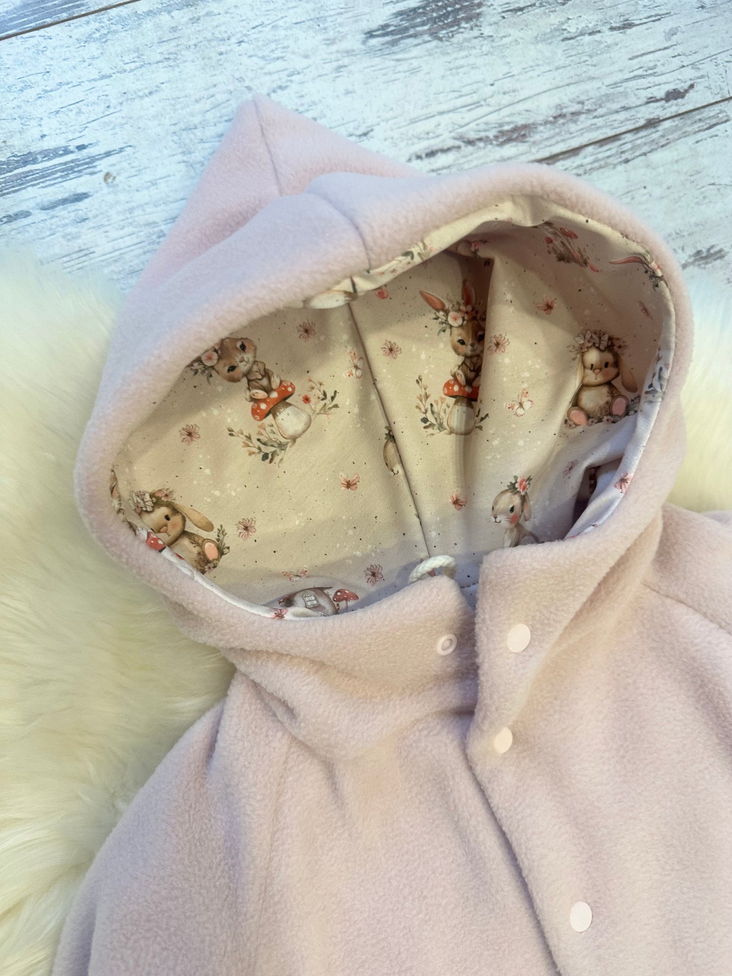 Fleecejacke Hase Fliegenpilz