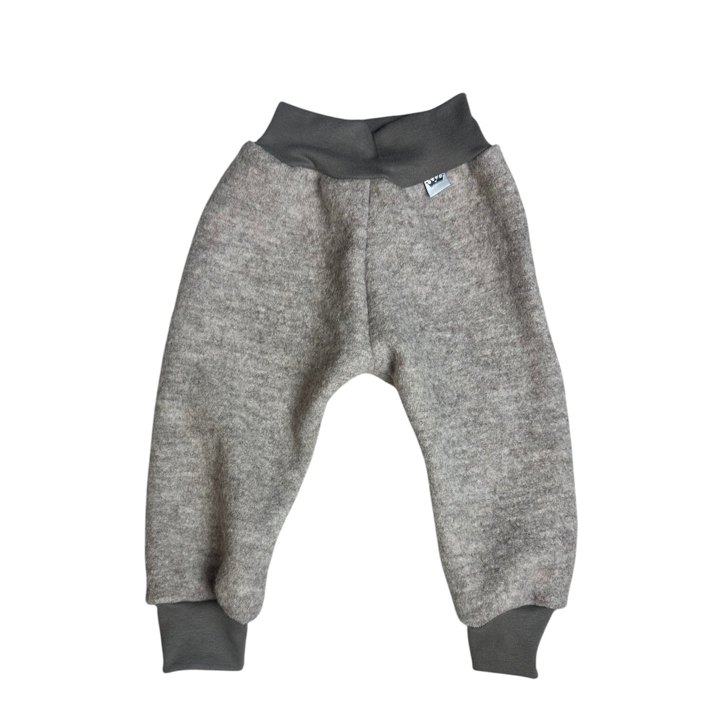 Wollwalkhose beige meliert