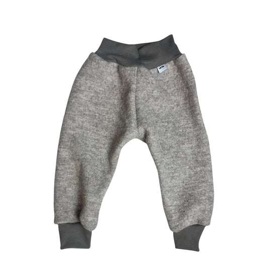 Wollwalkhose beige meliert