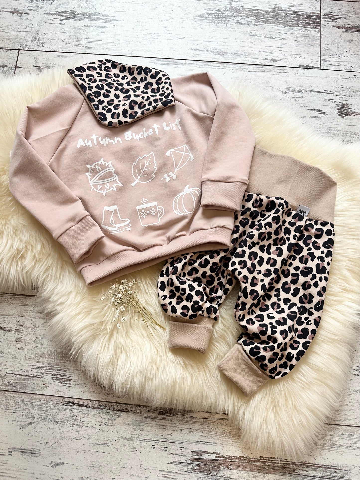 Pullover Autumn Bucket List rosa