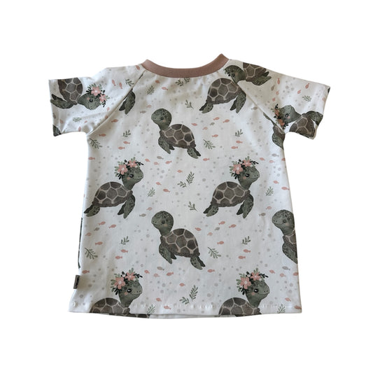 T- Shirt Flower Turtle