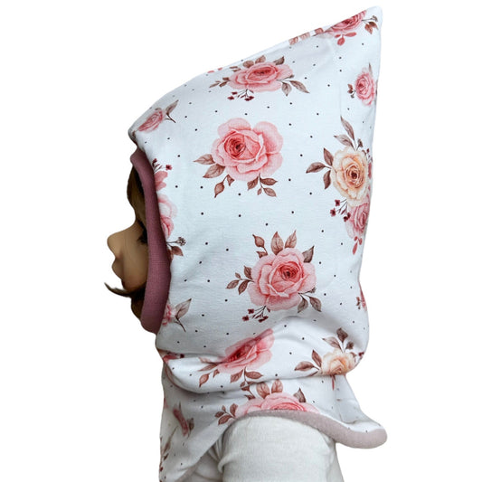 Kinder Schlupfmütze Blumen 