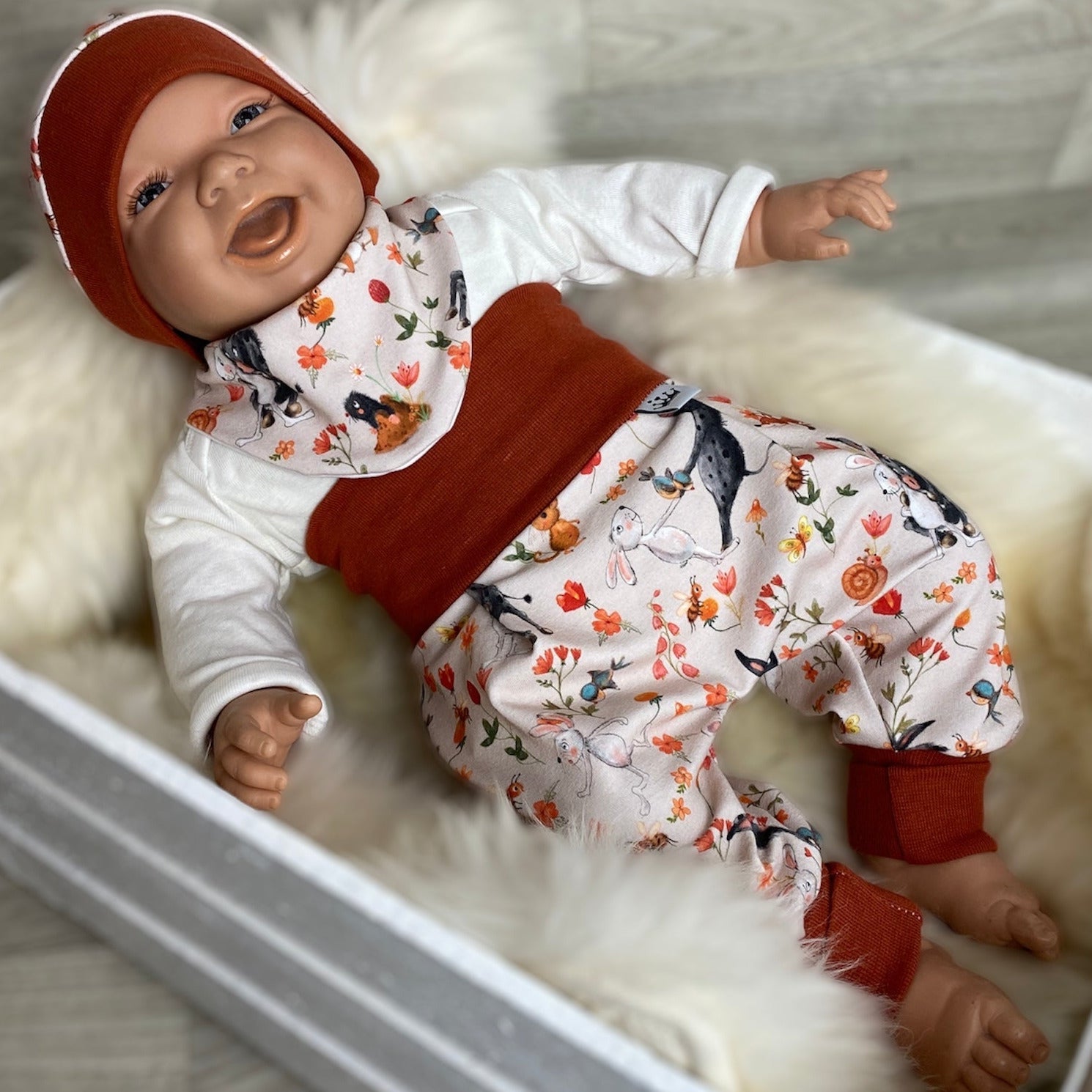 Baby bekleidungsset Blumen 