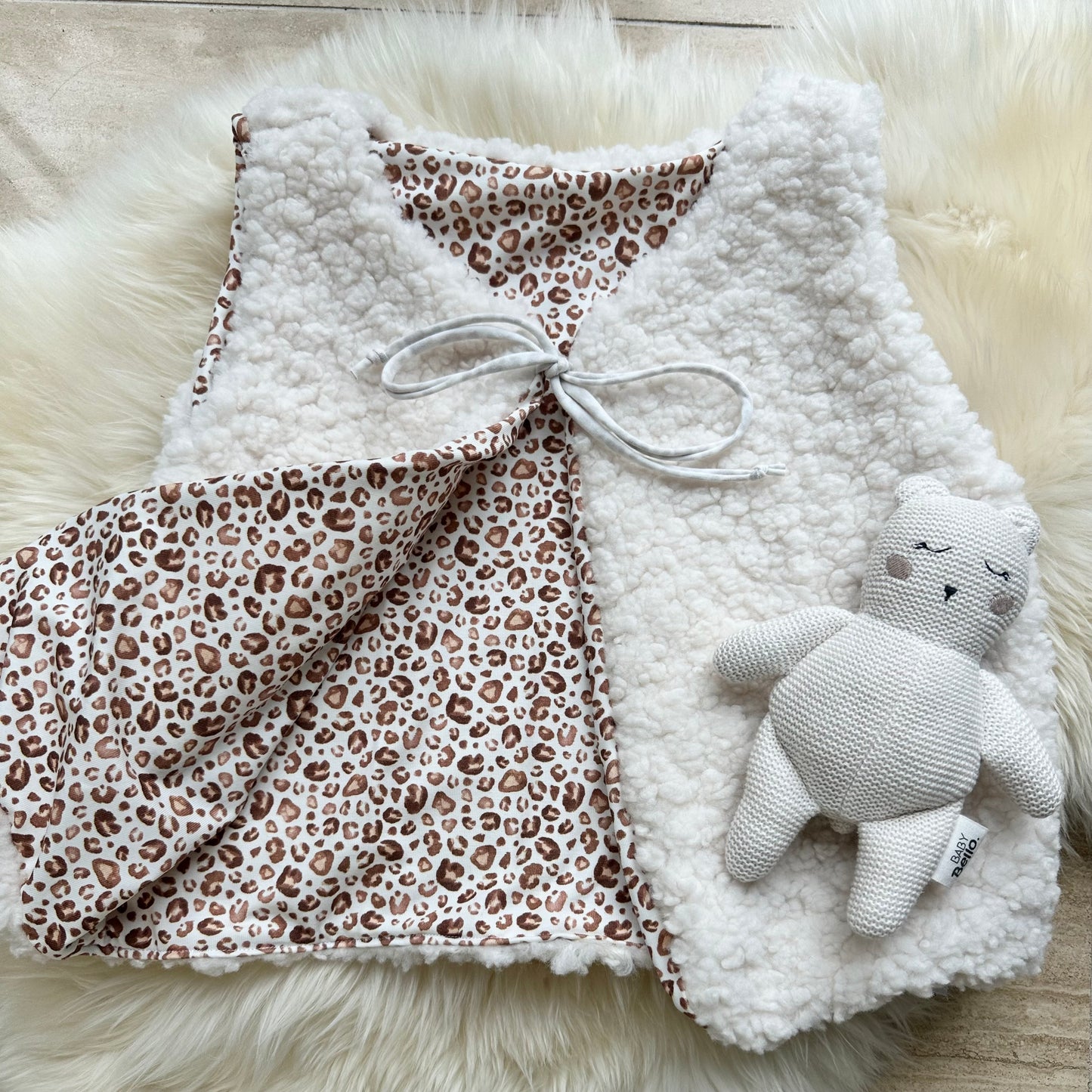 Teddyweste Leo beige