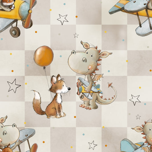 BIO Jersey Drache und Fuchs 0.5 m