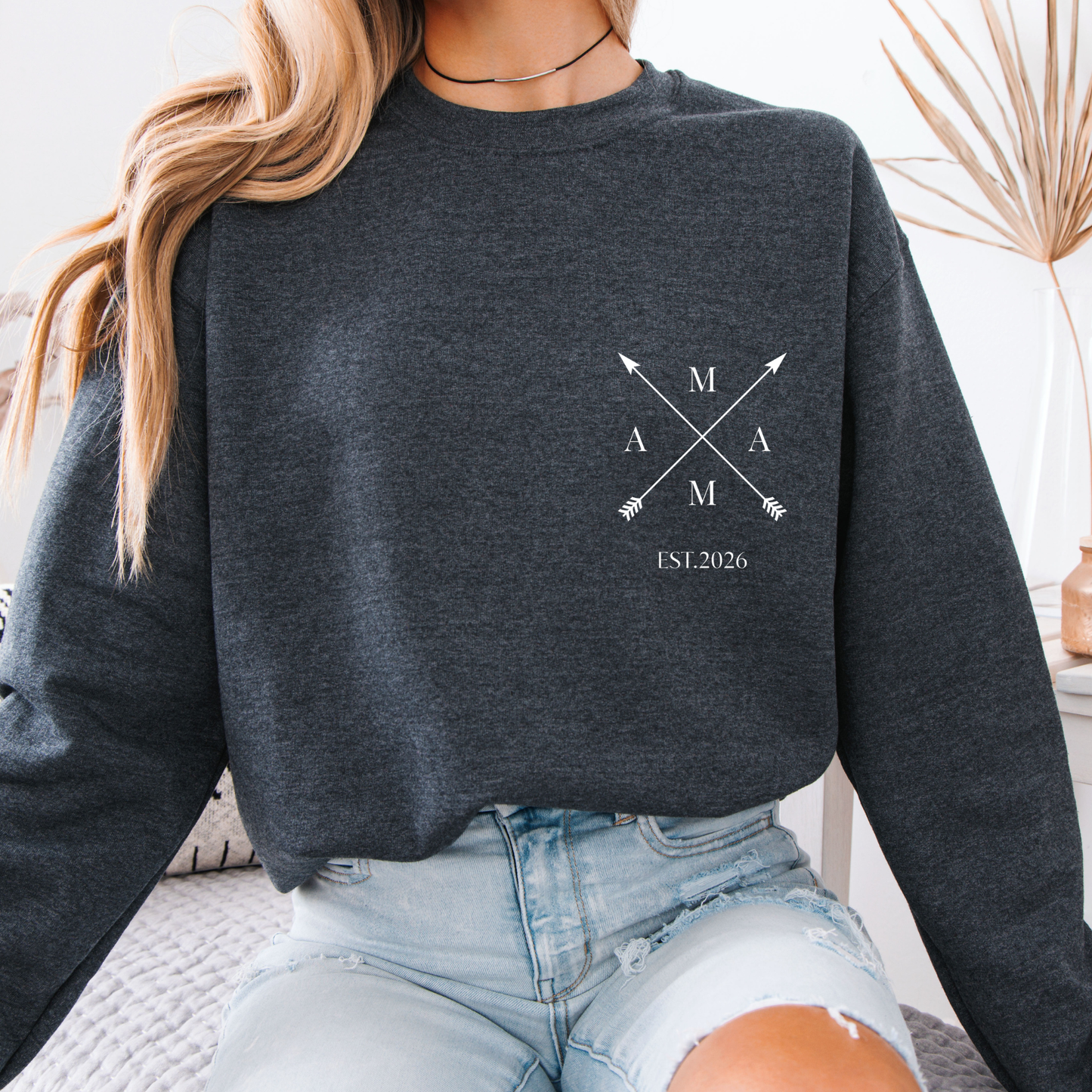 personalierbarer Mama  Sweater mit  Jahr