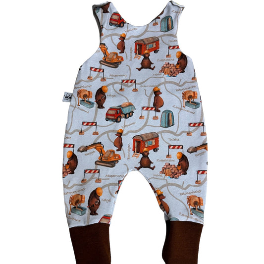 Baby Strampler Baustelle 