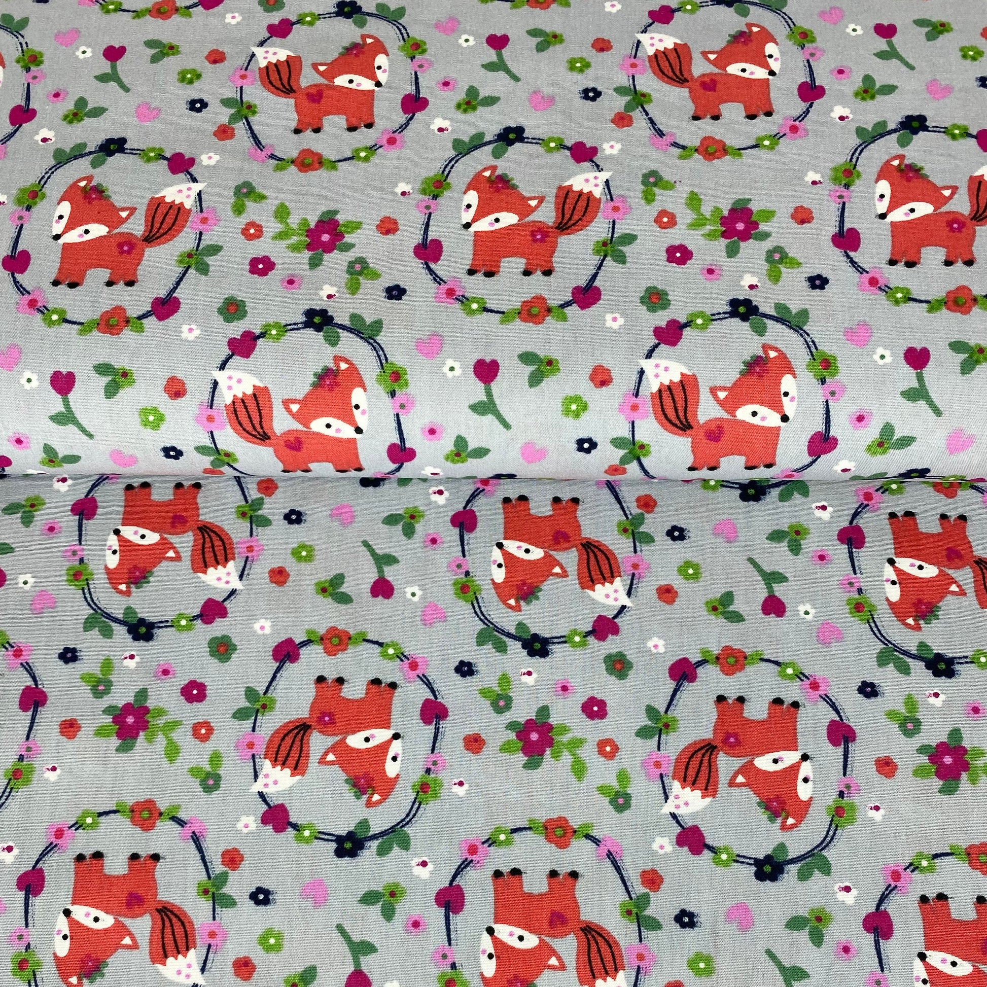 Baumwollstoff fuchs