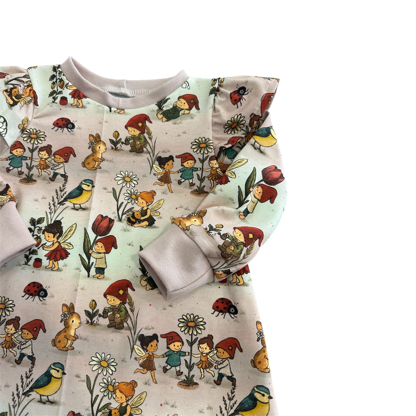 Kleid langarm Rüschen Zwergenland