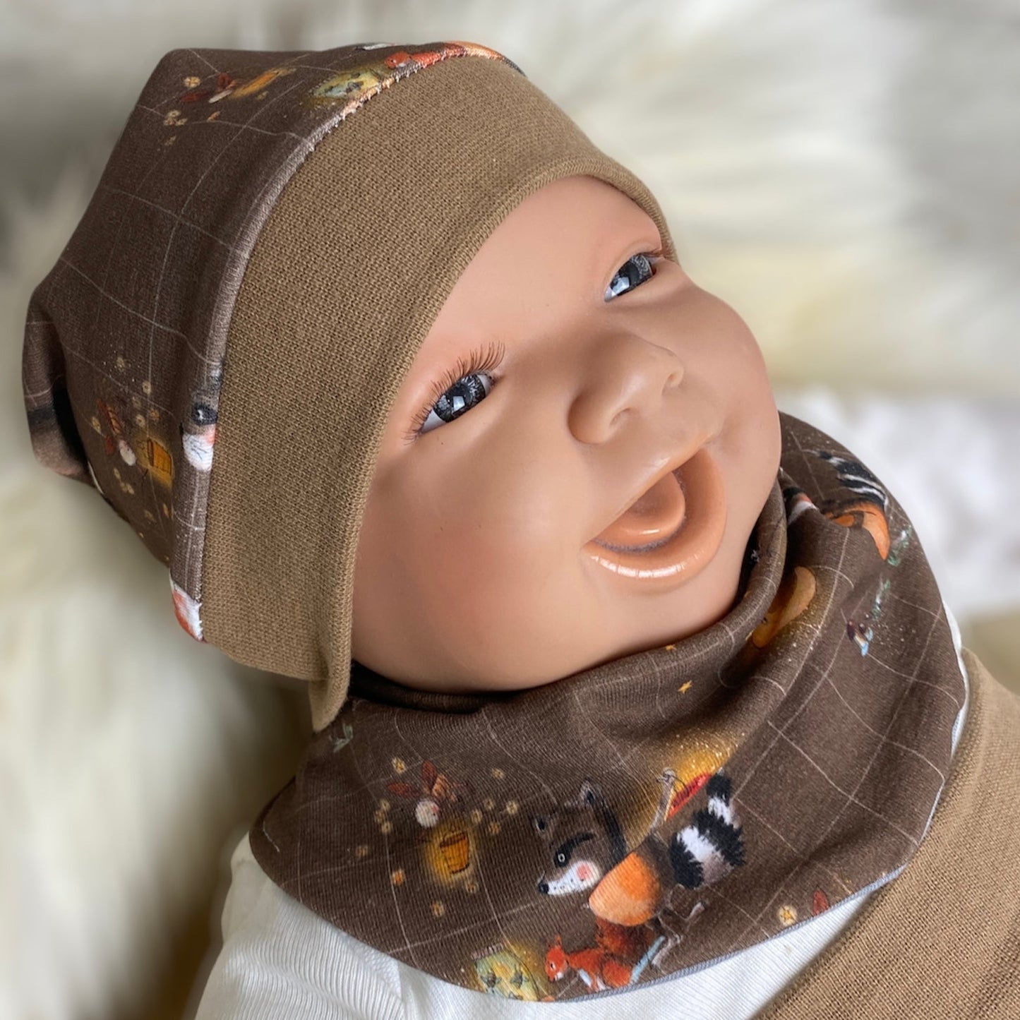 Baby Set Lantern Festival brown