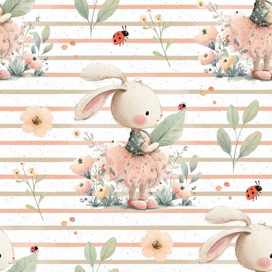 BIO Jersey Blumen Hase 0.5 m