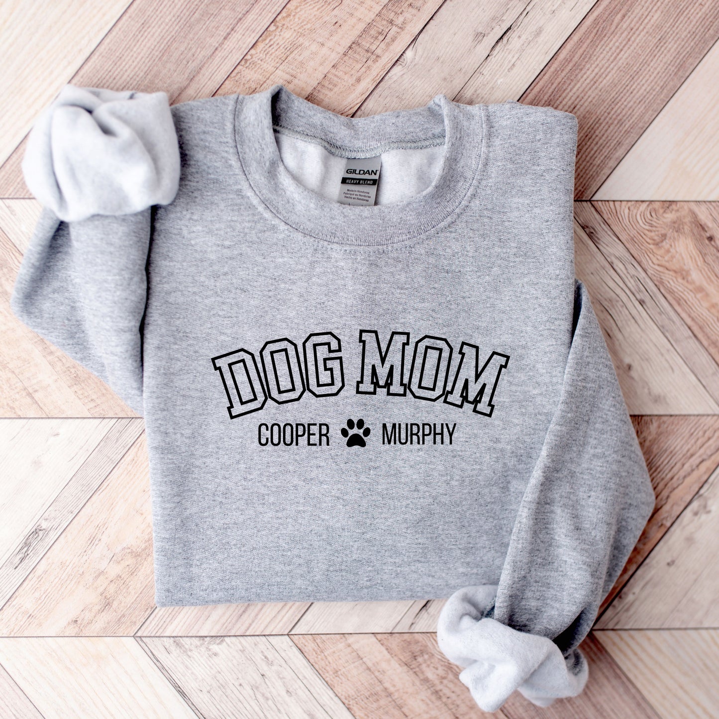personalierbarer Sweater Dog Mom Pfote