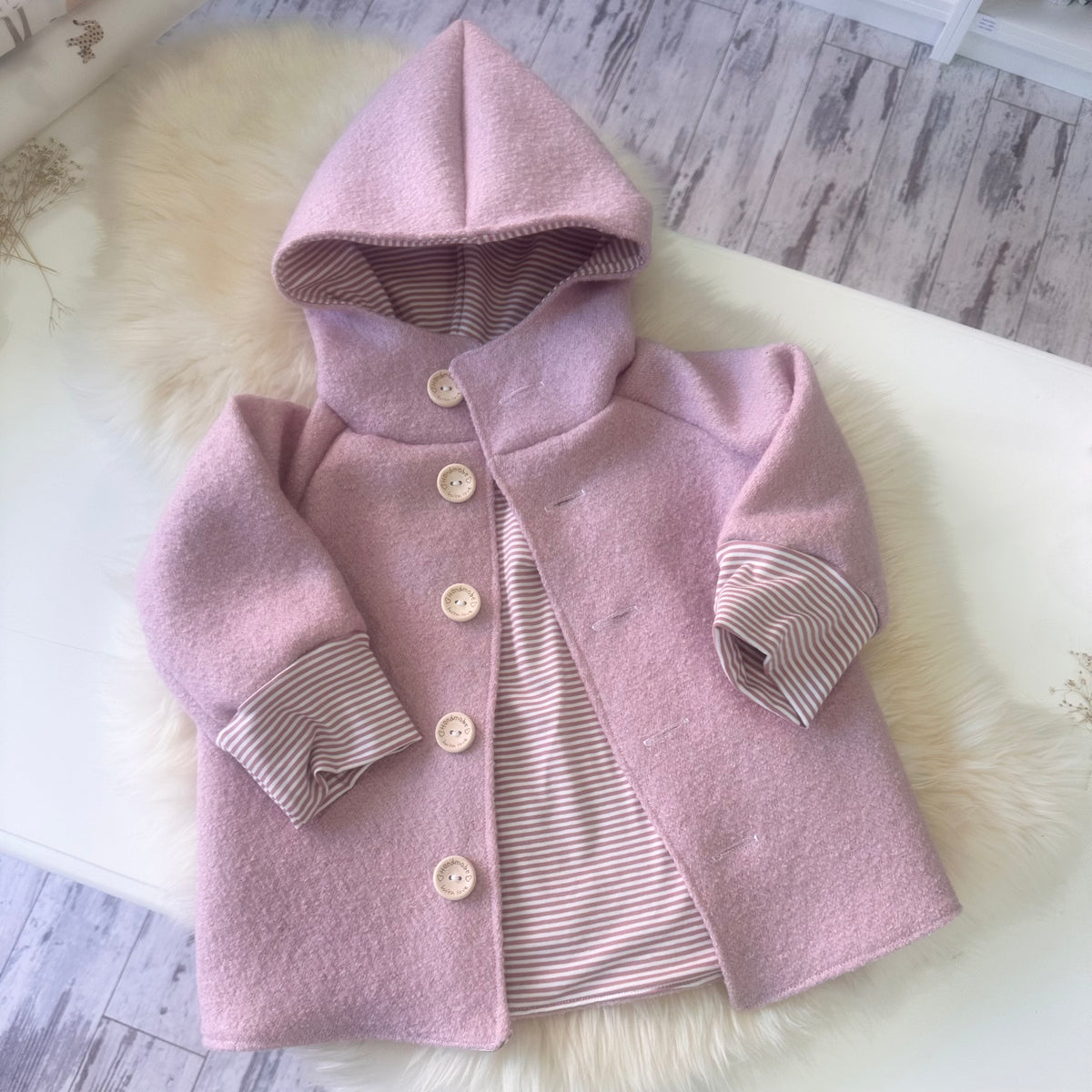 Walkjacke altrosa Gans