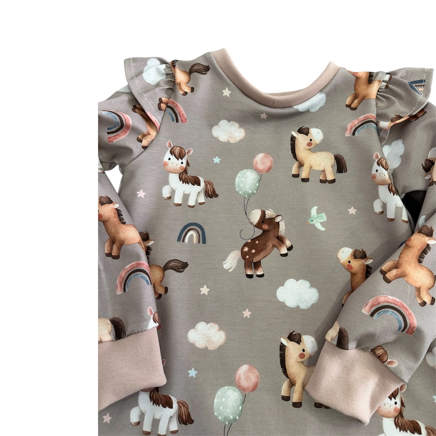Kleid langarm rüschen Happy Pony