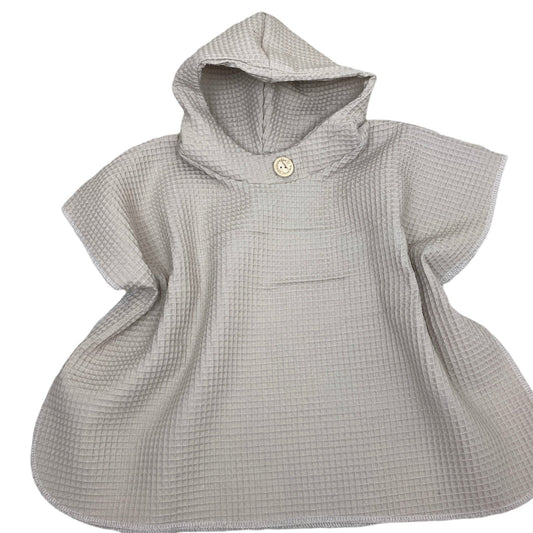 kinder badeponcho beige