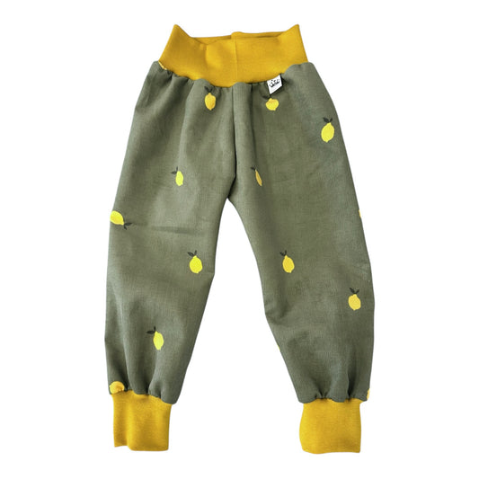 Cordhose Lemon Oliv