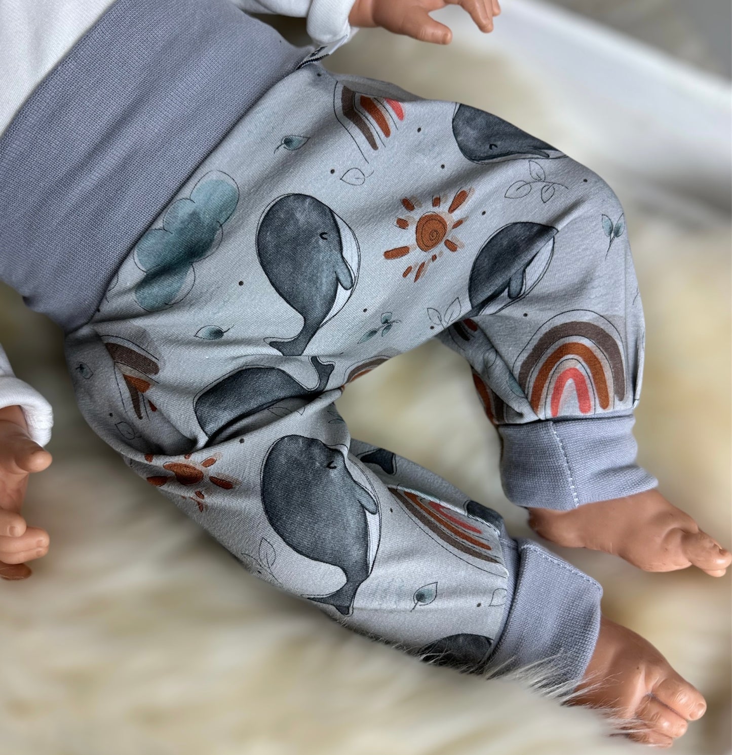 Pump pants whale gray