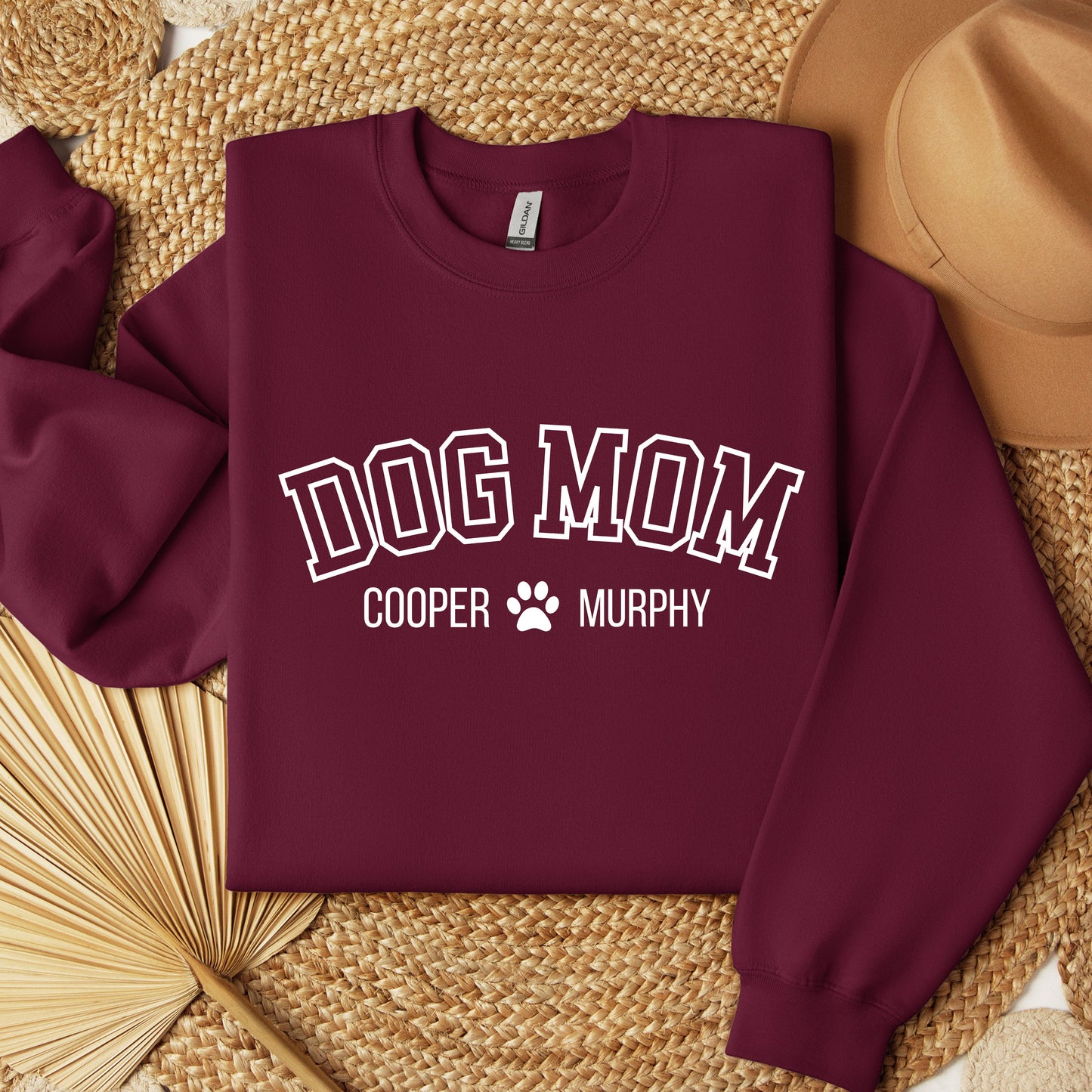 personalierbarer Sweater Dog Mom Pfote