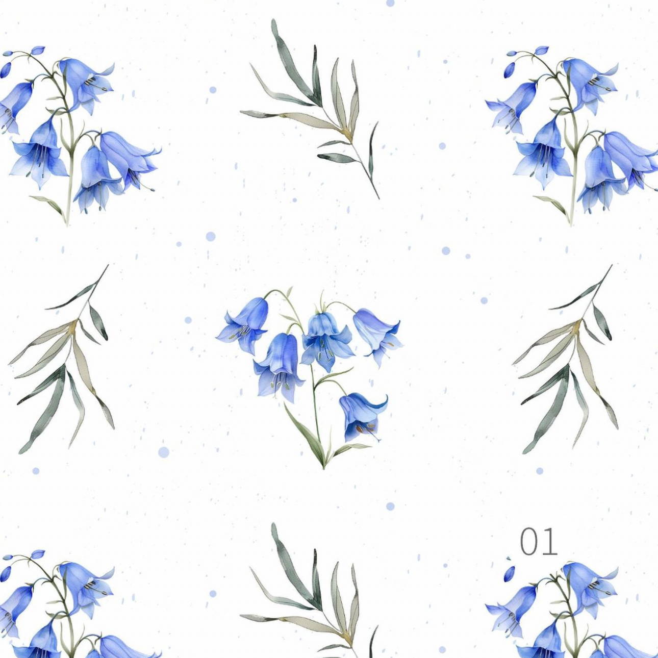 Reststück Bluebell 43cm  x VB
