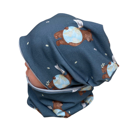 kindermütze mit planet 