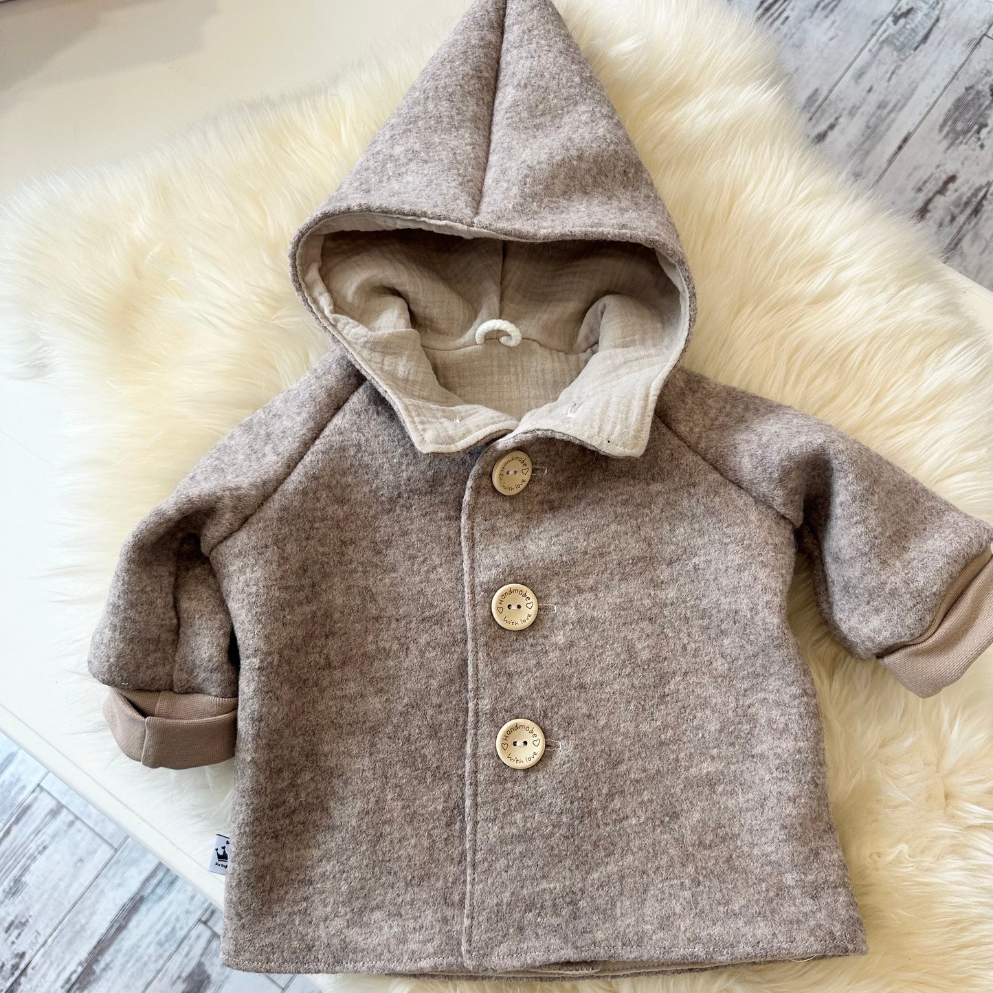 Walkjacke Beige Gans