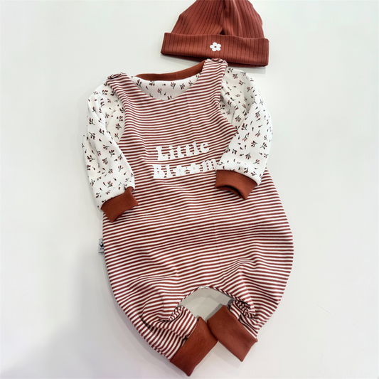 Strampler Streifen Little Bloom