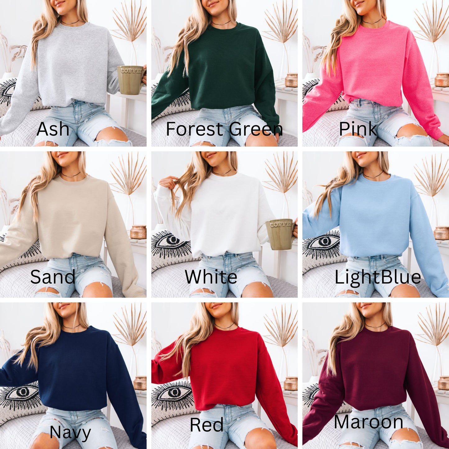 personalierbarer Mama  Sweater mit Blumen und Schleife