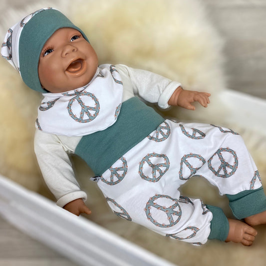 Baby bekleidungsset peace 