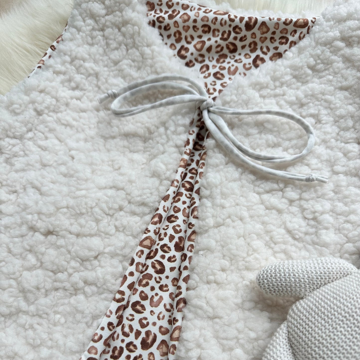 Teddyweste Leo beige