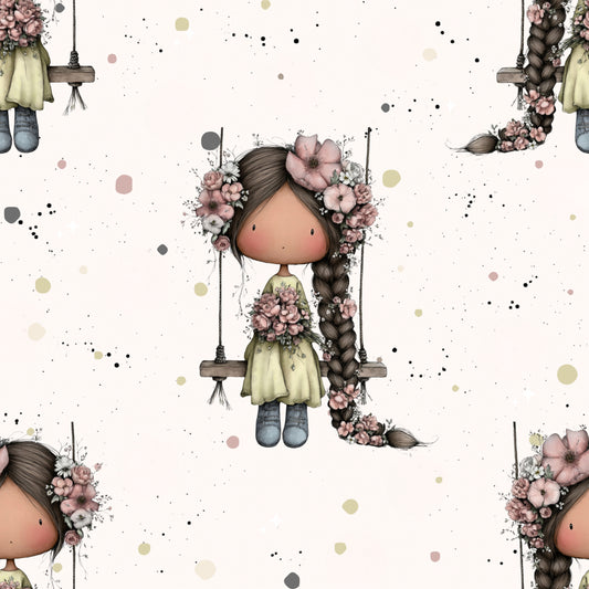 BIO Jersey Mädchen auf der Schaukel 0.5 m