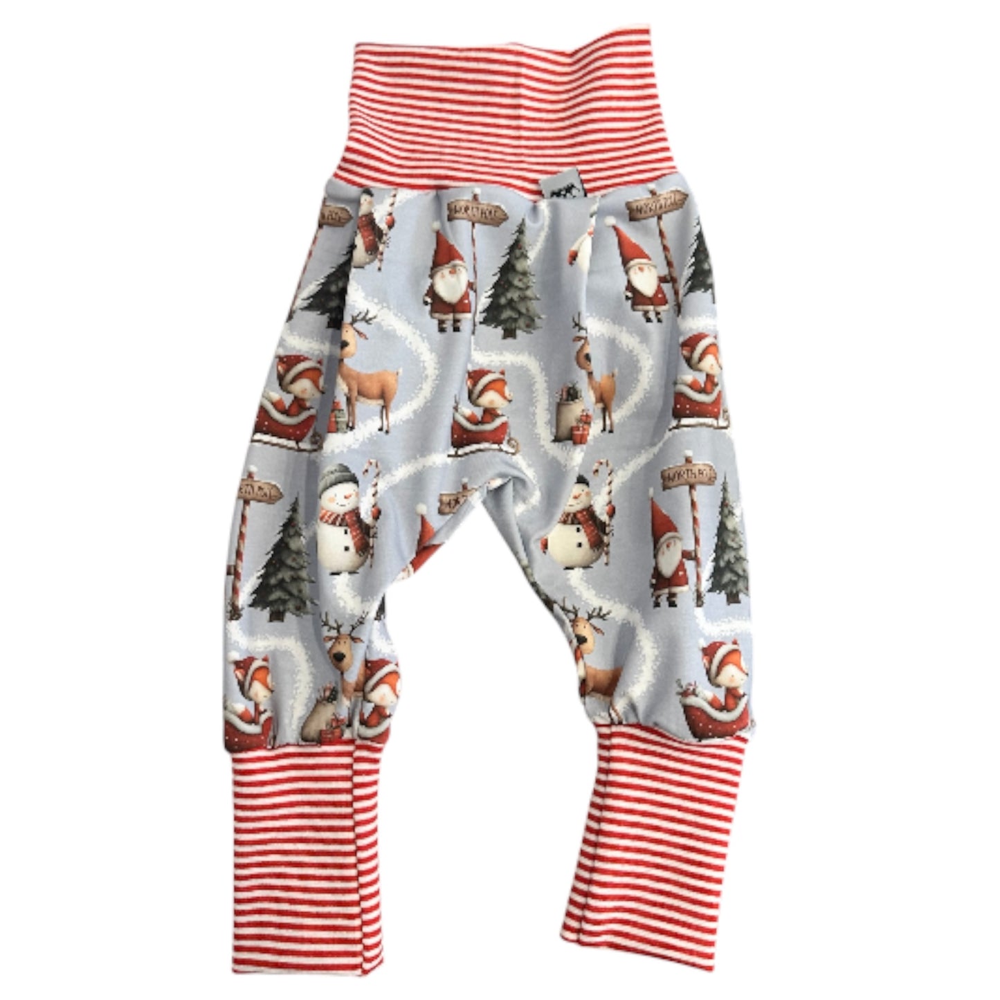 Pumphose Weihnachten blau
