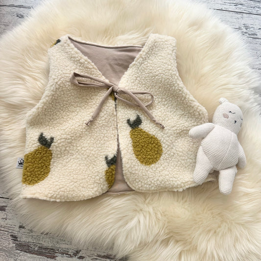 Teddyweste Birne